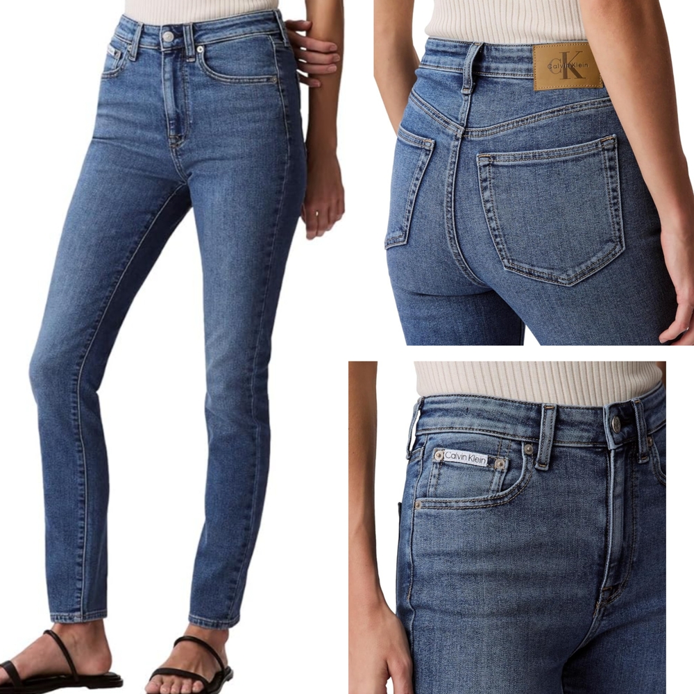 Calvin Klein Women's High Rise Denim Jeans